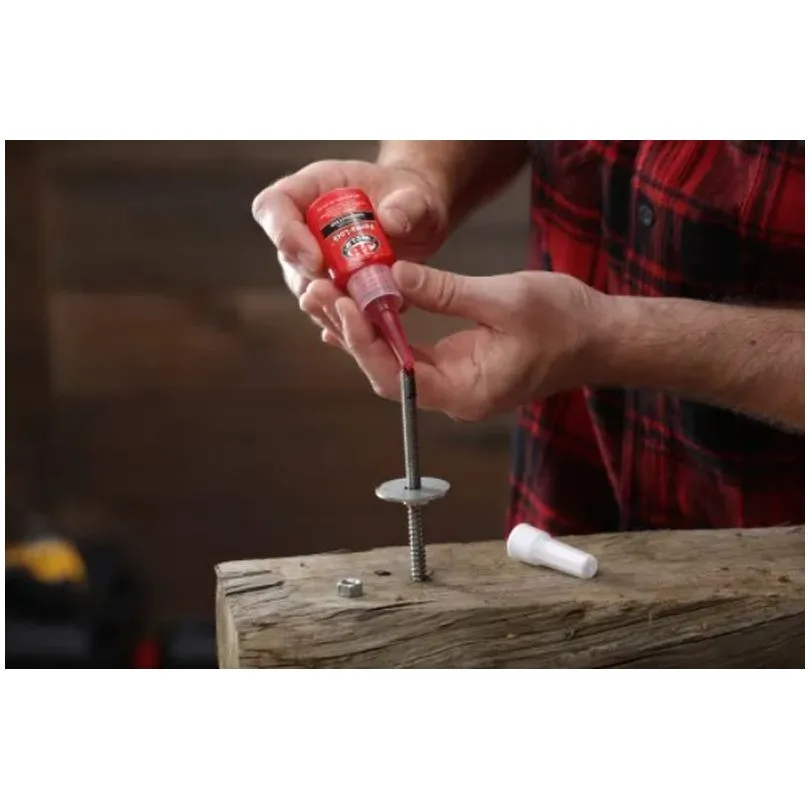JB Weld perma lock red